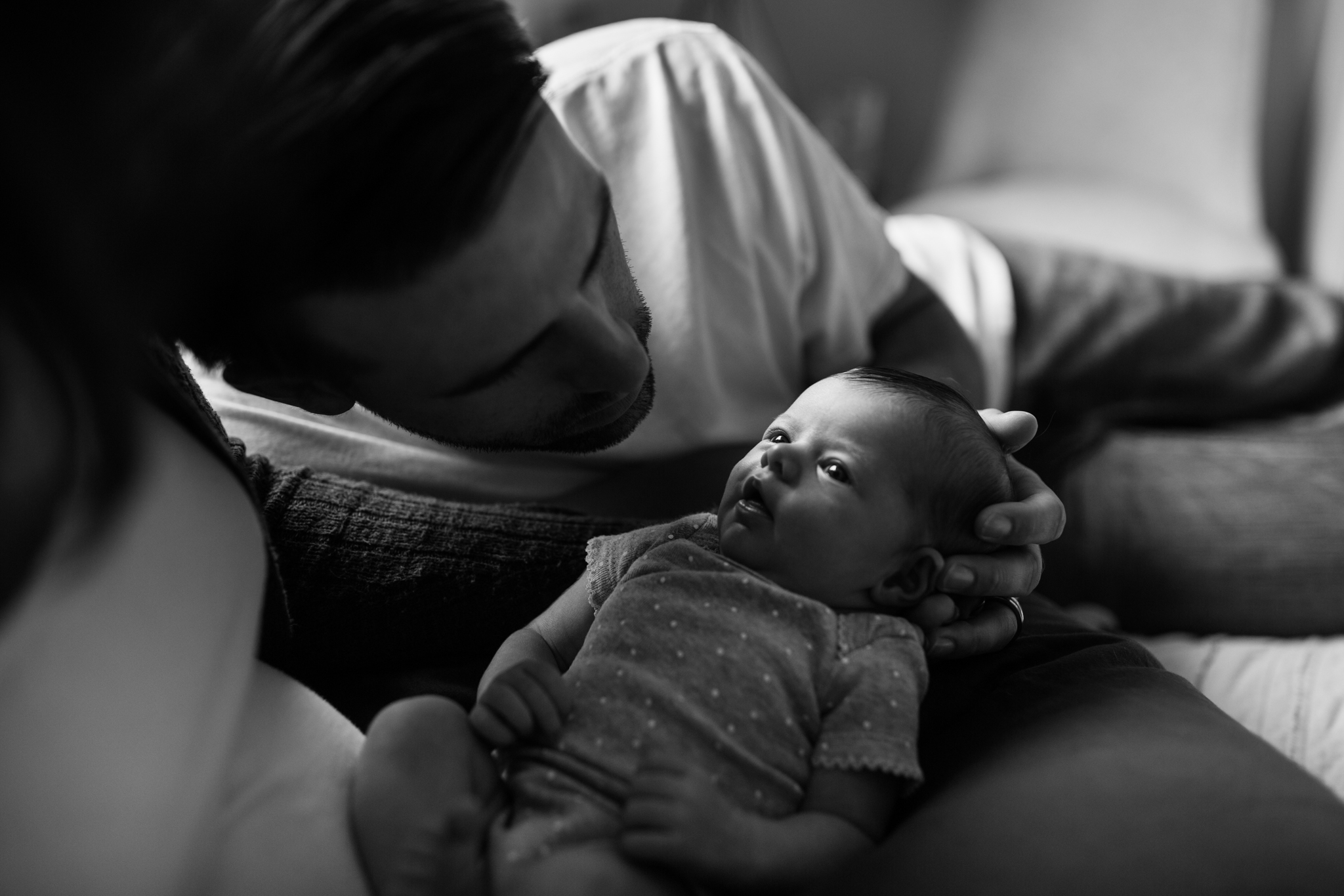 First Days At Home Olympia, WA Newborn Photographer Family, Baby